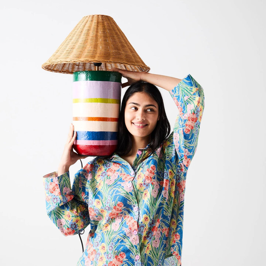 Kip & Co x Anna Spiro Anna Cylindrical Lamp