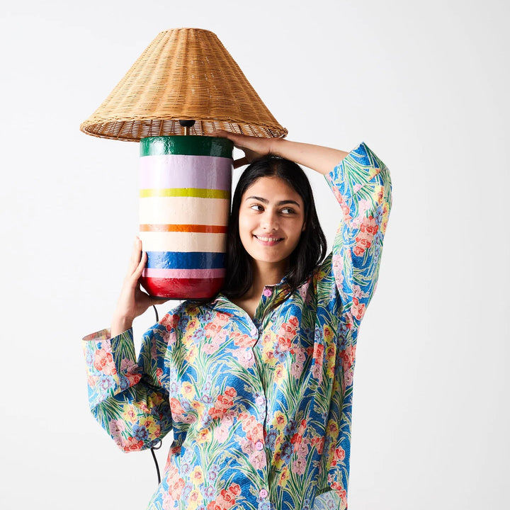 Kip & Co x Anna Spiro Anna Cylindrical Lamp