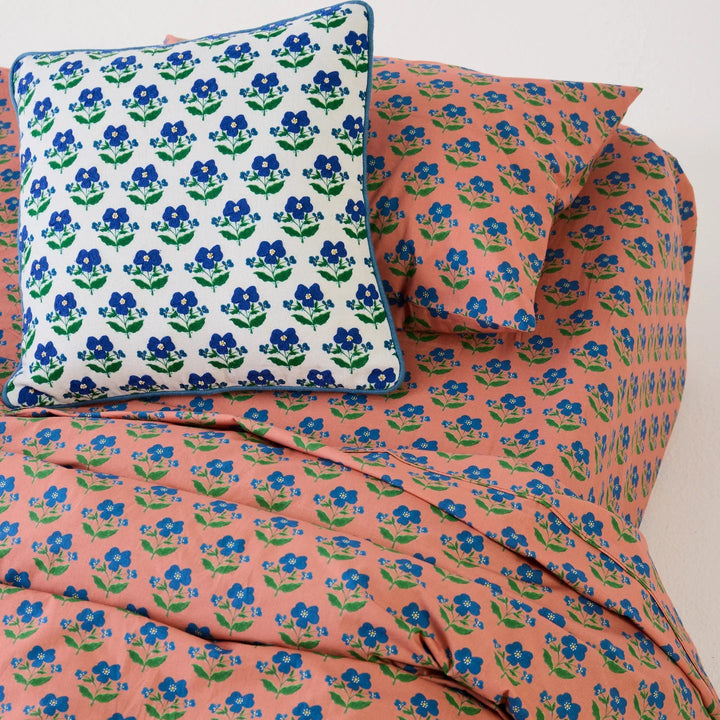 Kip & Co x Anna Spiro Indian Summer White Embroidered Cushion
