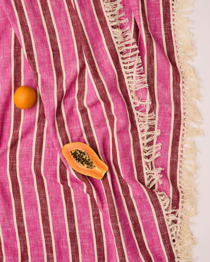 Kip & Co Cherry Sundae Woven Throw