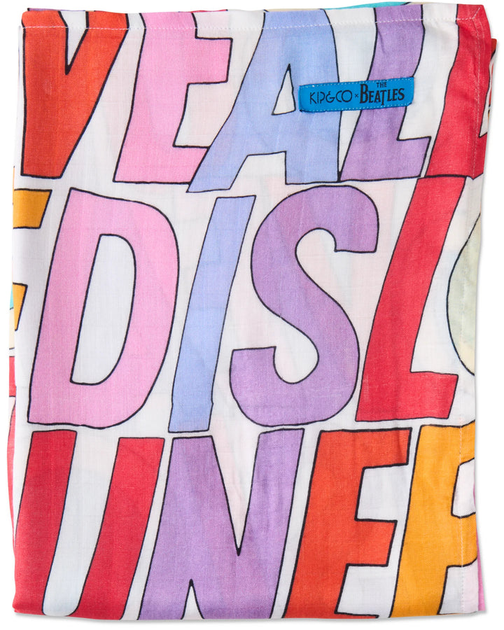 Kip & Co x The Beatles All You Need Is Love Bamboo Swaddle