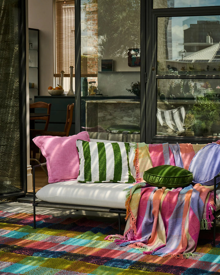 Kip & Co Sunset Delight Woven Cushion