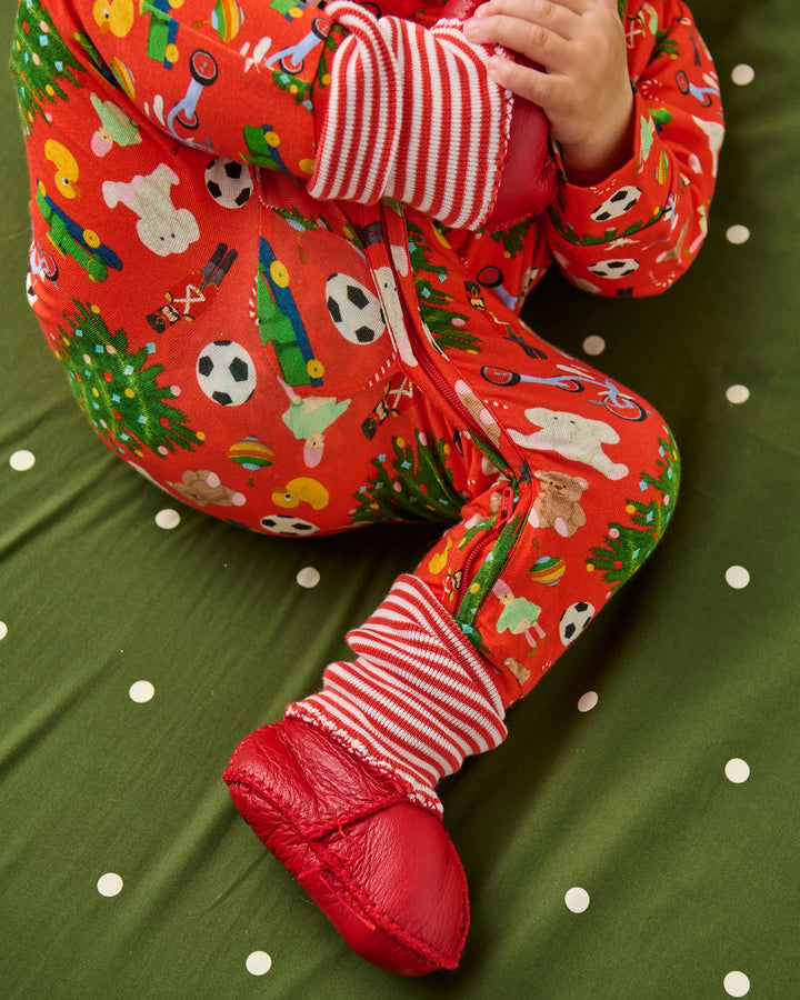Kip & Co Santa's Little Helper Baby Booties