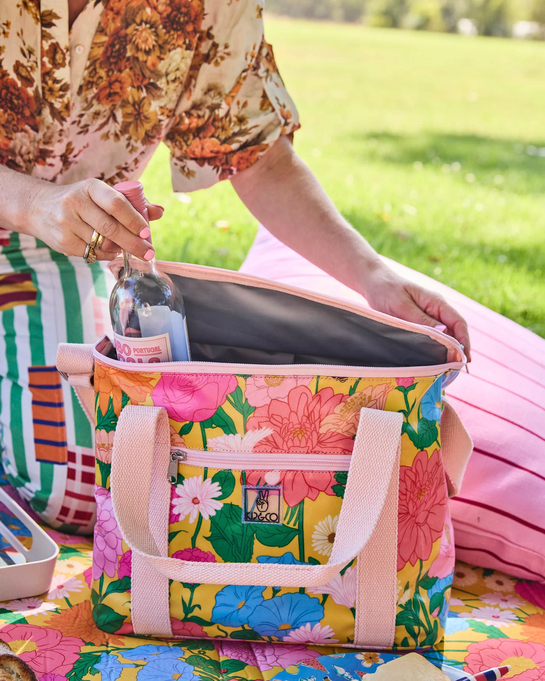 Kip & Co Follow The Sun Yellow Cooler Bag