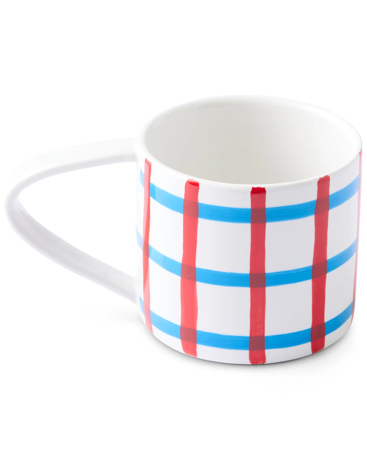Kip & Co Bon Appetit Tartan Mug 2P Set
