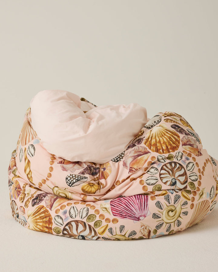 Kip & Co Costa Pink Organic Cotton Quilt Cover