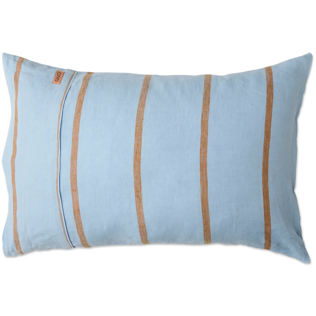 Kip & Co Como Stripe Linen Pillowcases