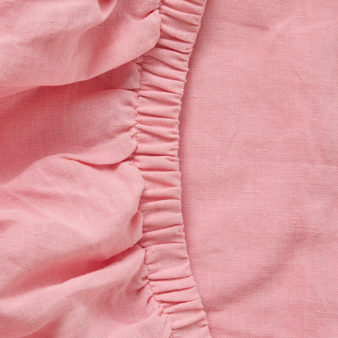 Kip & Co Blossom Linen Fitted Sheet