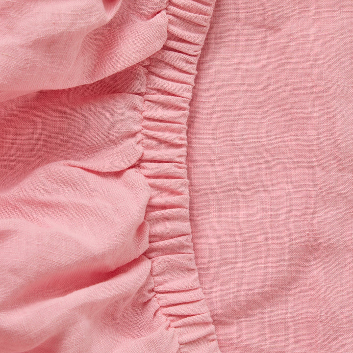 Kip & Co Blossom Linen Fitted Sheet