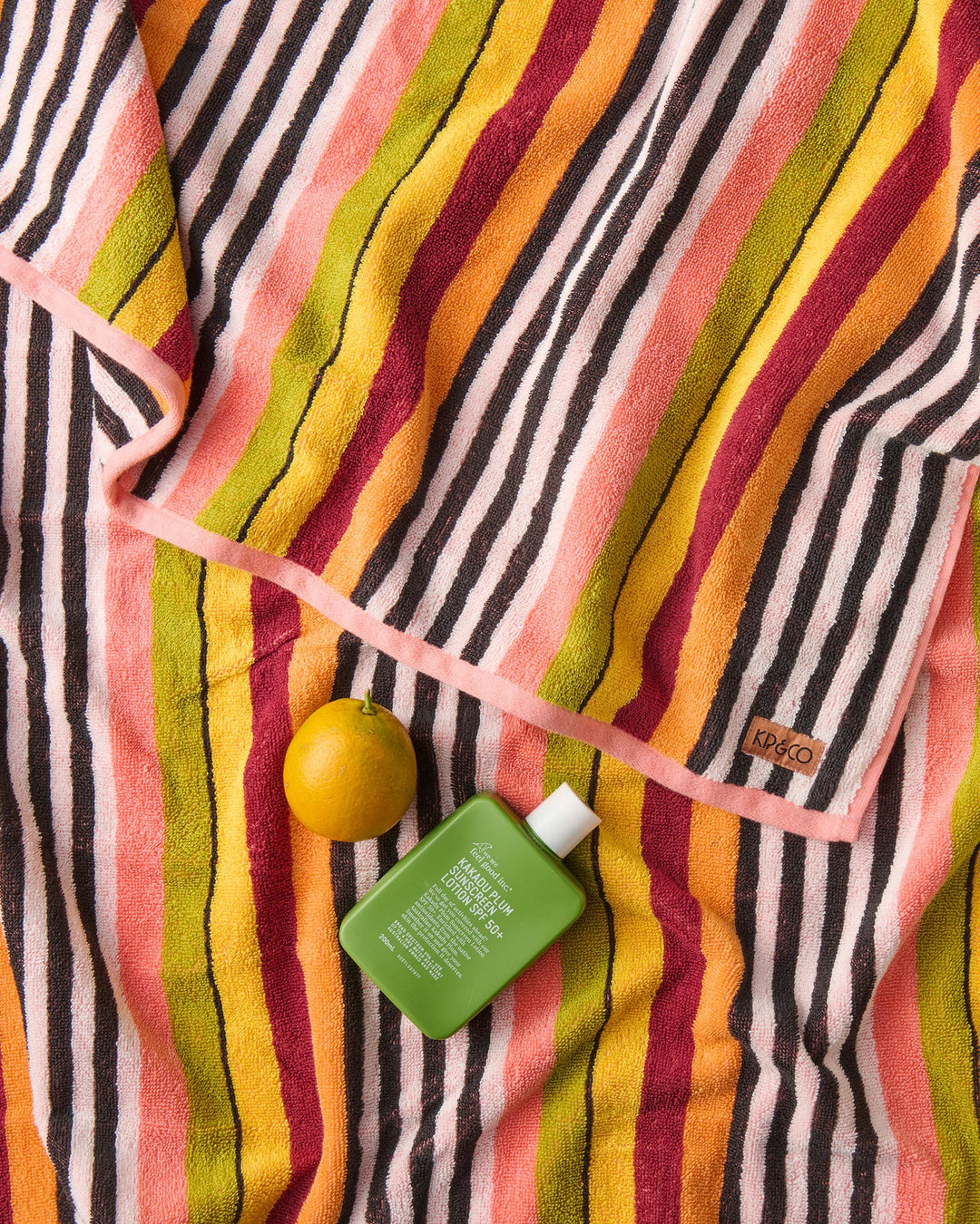 Kip & Co Casablanca Stripe Terry Beach Towel
