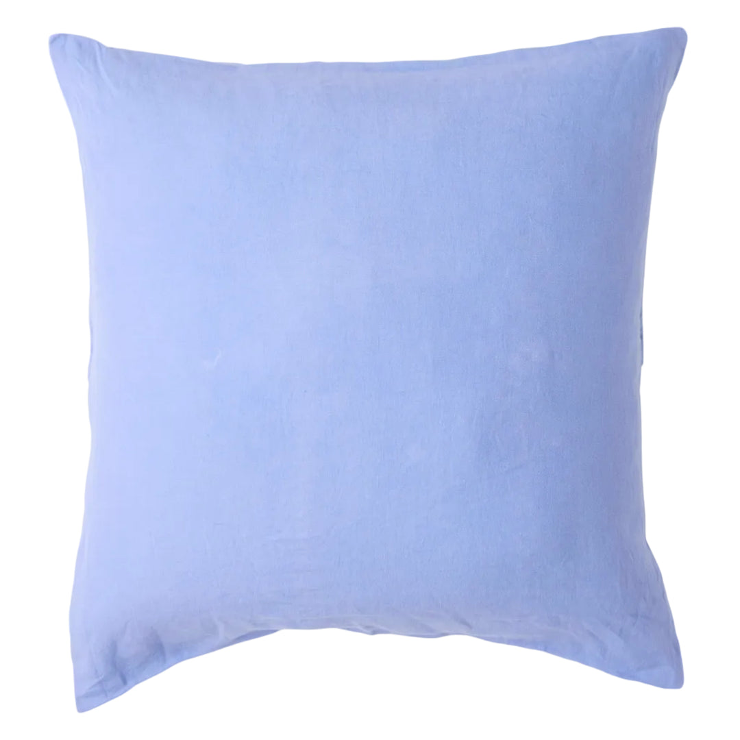 Kip & Co Vista Blue Linen European Pillowcases