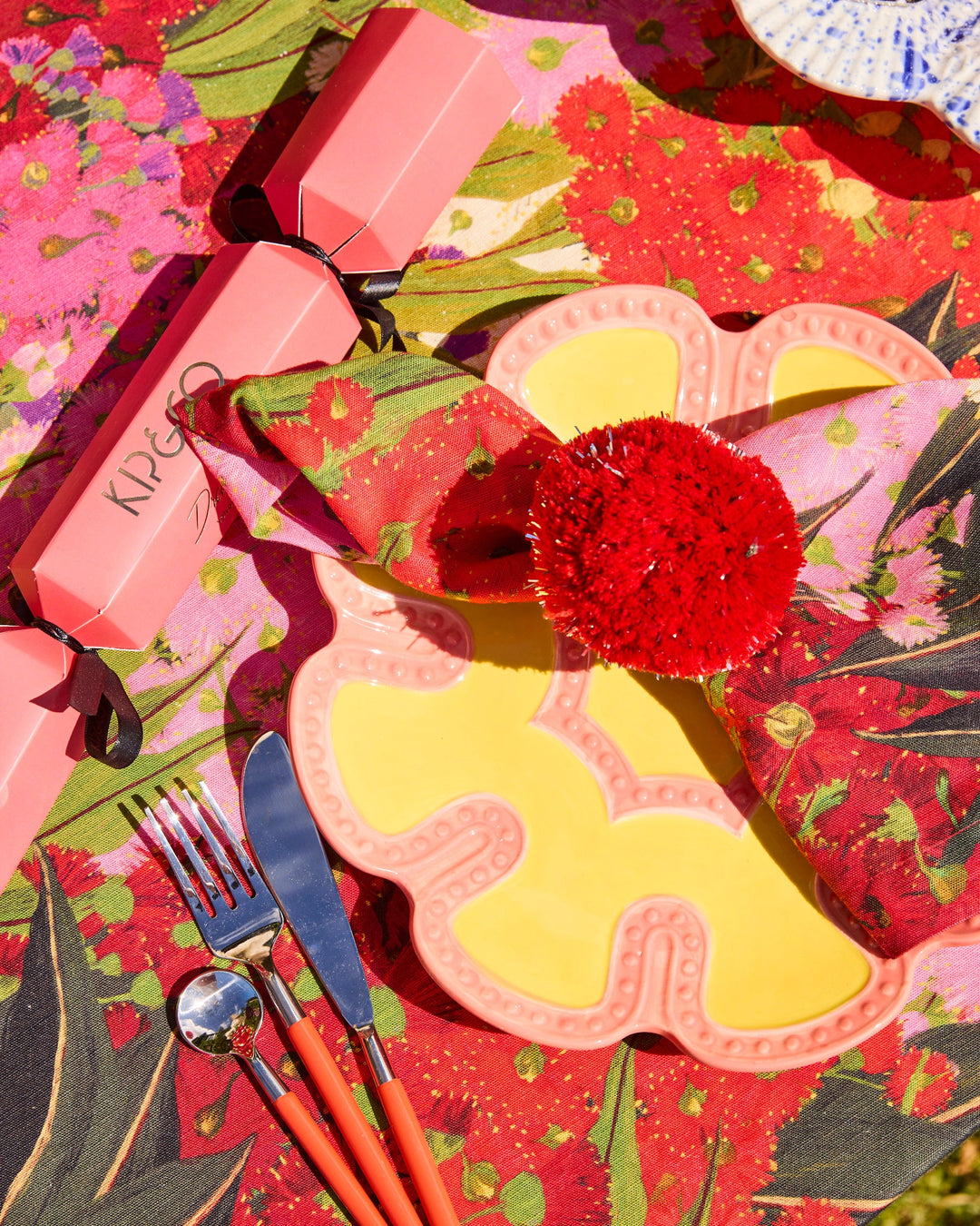 Kip & Co Merry Pom Pom Napkin Rings