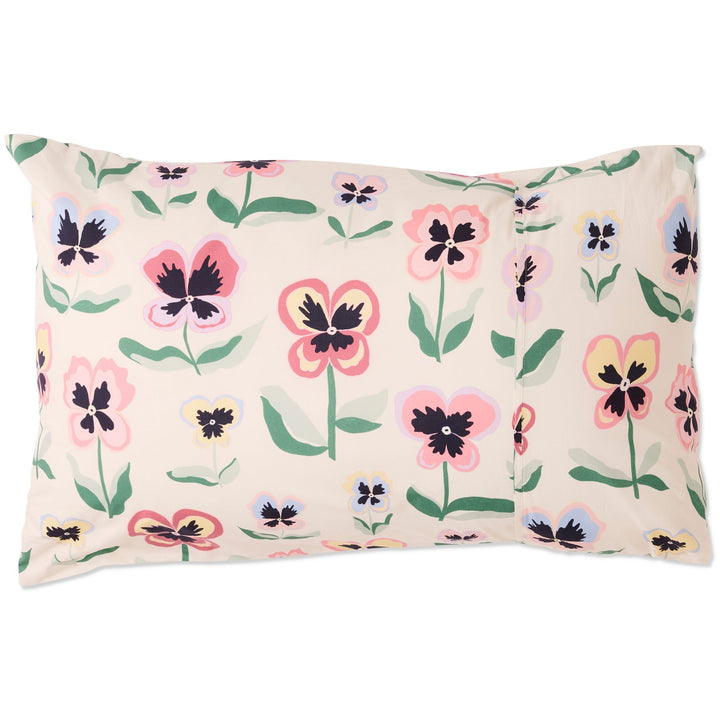 Kip & Co Pretty Pansy Organic Cotton Pillowcases