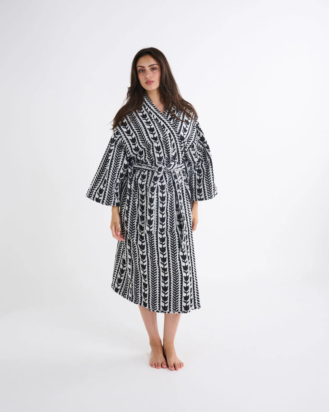 Kip & Co Flower Chain Terry Bath Robe