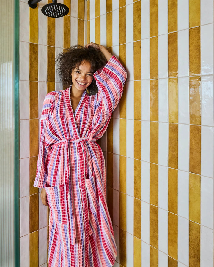 Kip & Co Sorbet Soiree Waffle Bath Robe