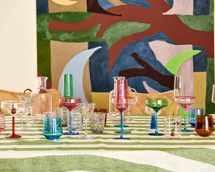 Kip & Co Pistachio Crush Margarita Glass 2P Set