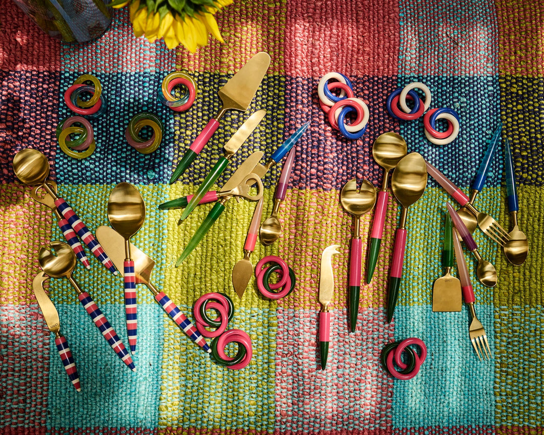 Kip & Co Bejewelled Cheese Knife Set