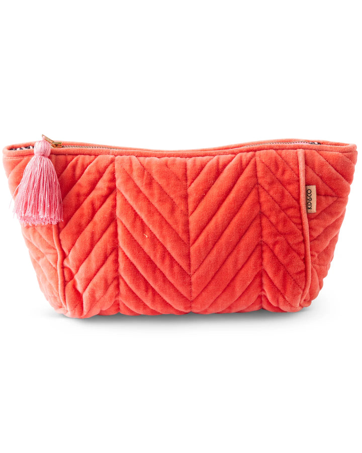 Kip & Co Poppy Queen Velvet Toiletry Bag