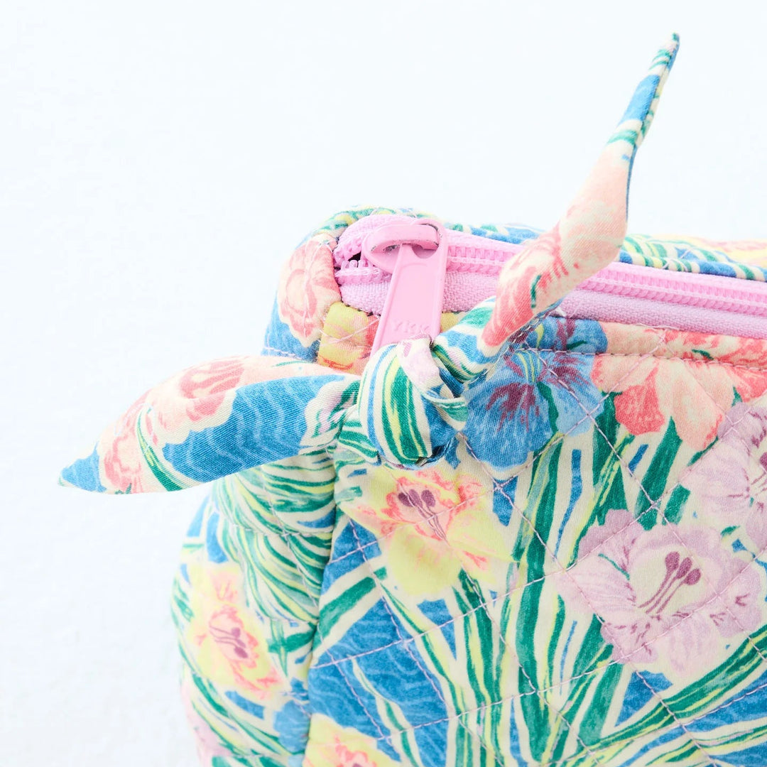 Kip & Co x Anna Spiro Gladiolus Quilted Cotton Toiletry Purse