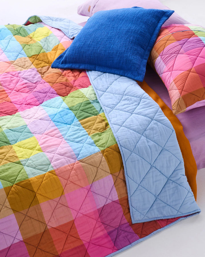 Kip & Co Sunset Ultramarine Woven Cushion