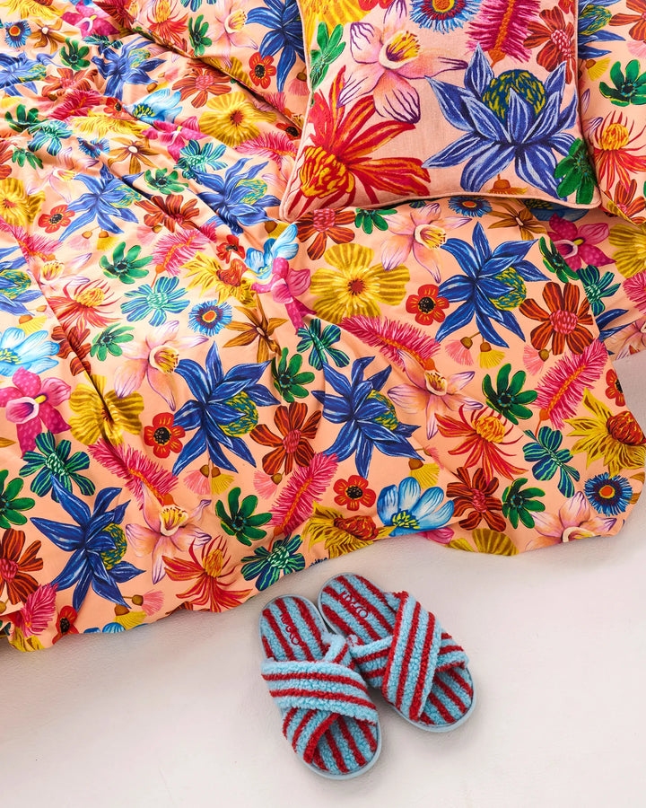Kip & Co Wild Flowers In Bloom Organic Cotton Quilt Cover