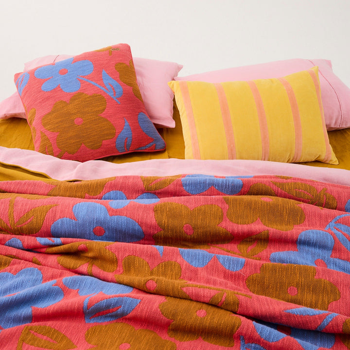 Kip & Co Flora Woven Cushion