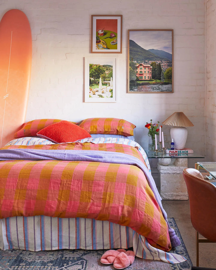 Kip & Co Toasted Marshmallow Linen Pillowcases