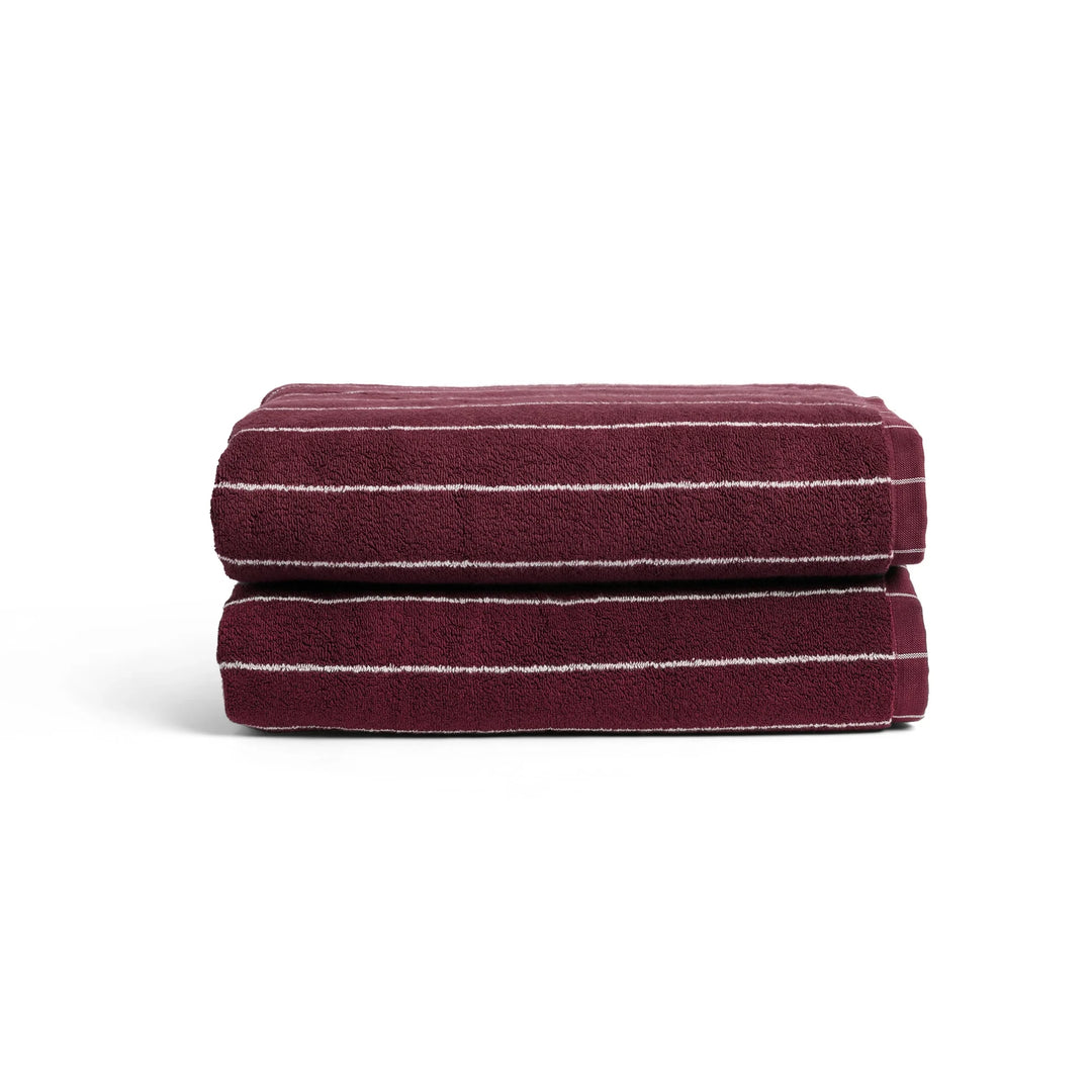 Hommey Bath Sheet - Merlot