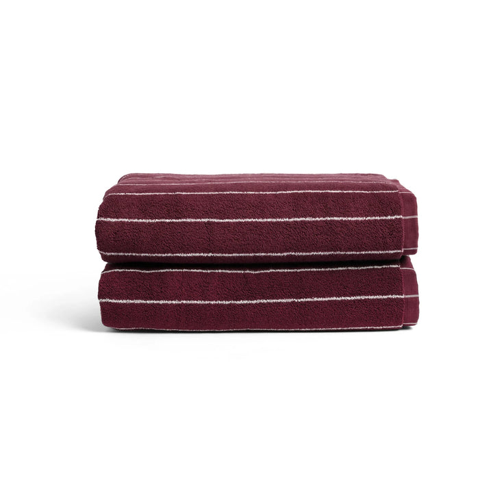 Hommey Bath Sheet - Merlot