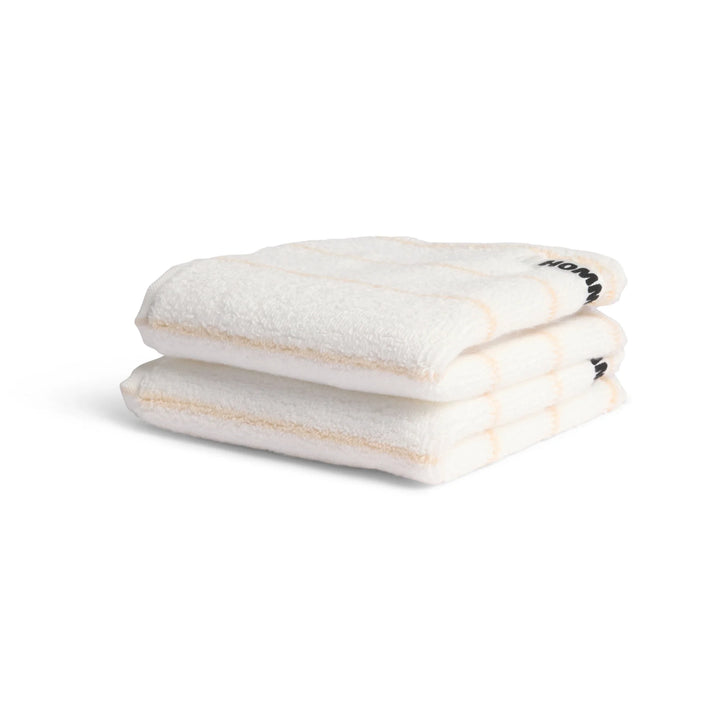 Hommey 2 Pack Face Washer - Biscuit