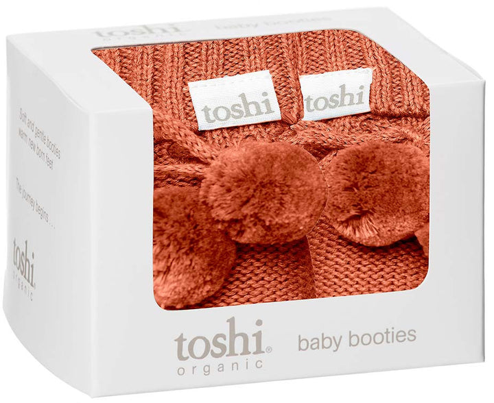 Toshi Organic Booties Marley Saffron