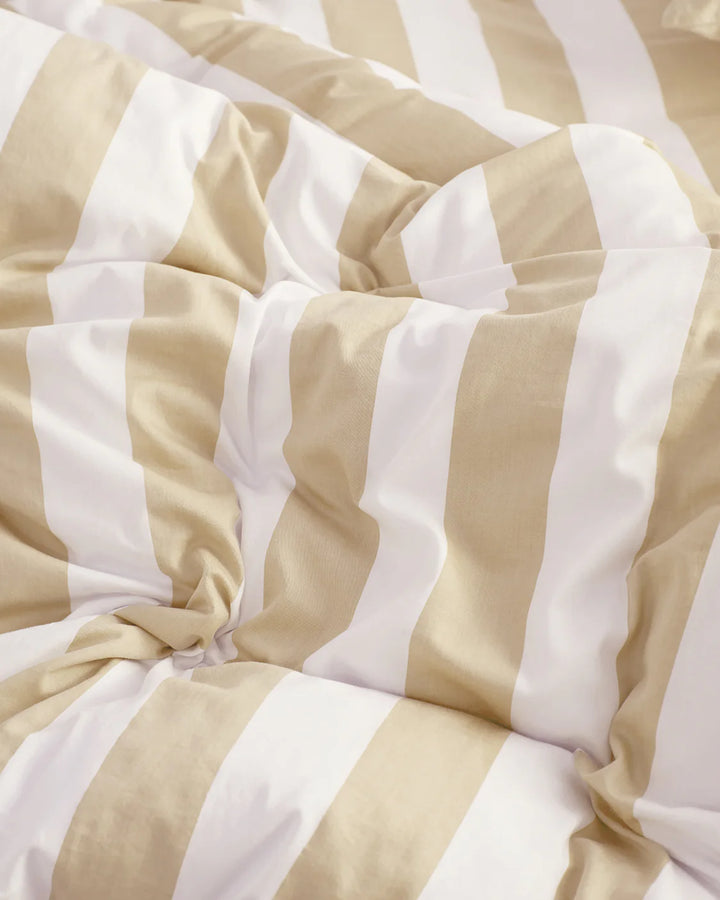 Hommey European Pillowcase - Biscotti Stripes