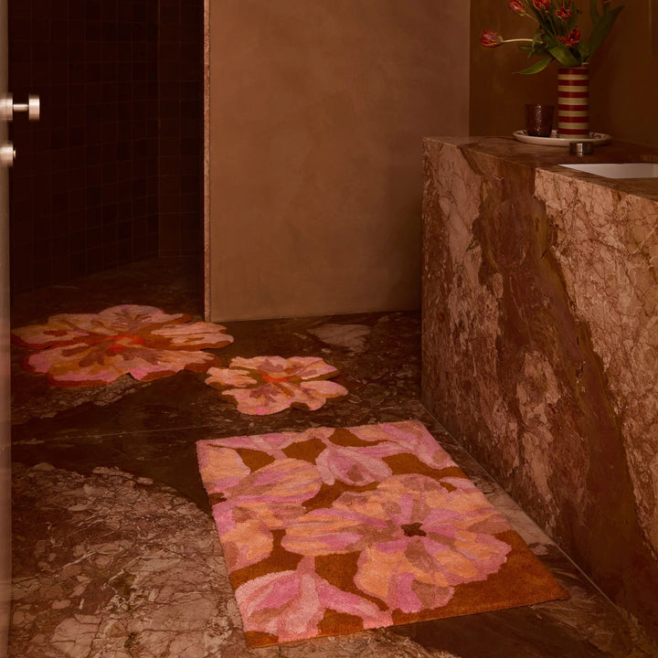 Bonnie & Neil Mini Tulip Tan Bath Mat