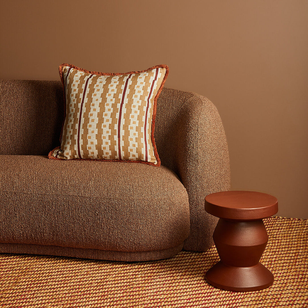 Bonnie & Neil Bauhaus Tan Cushion 60cm