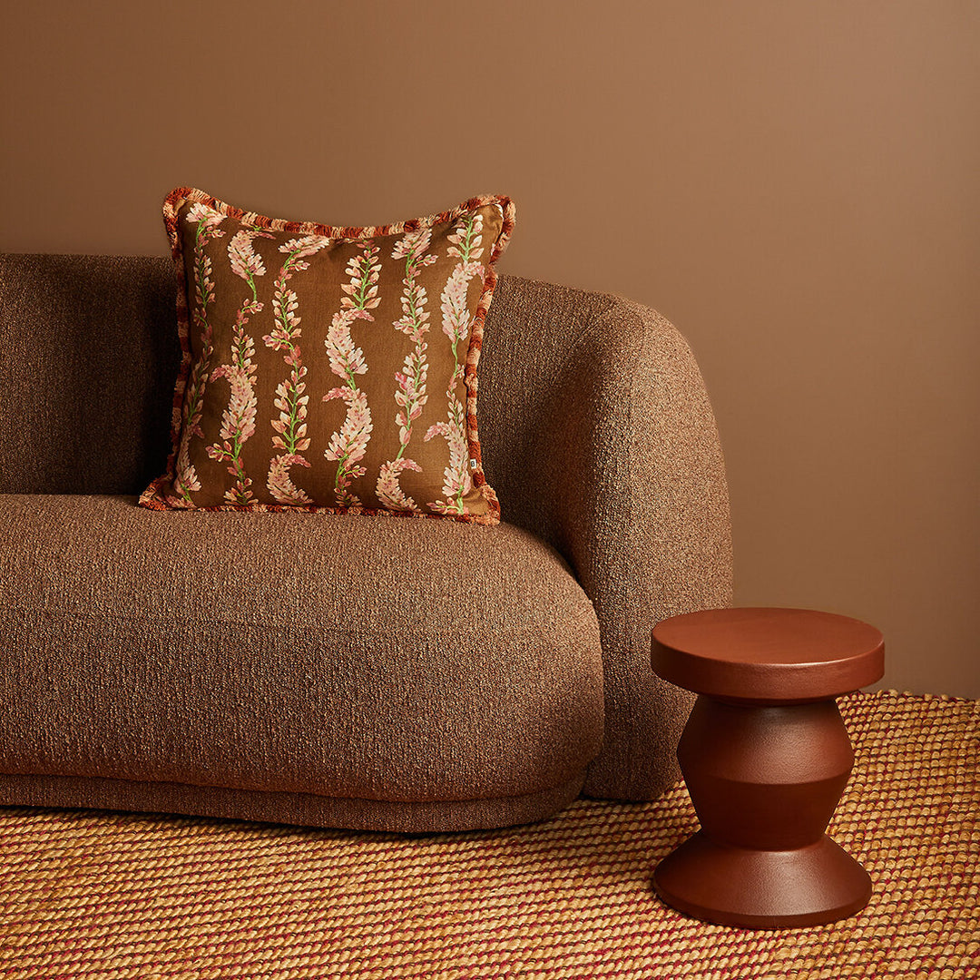 Bonnie & Neil Penny Brown Cushion 60cm