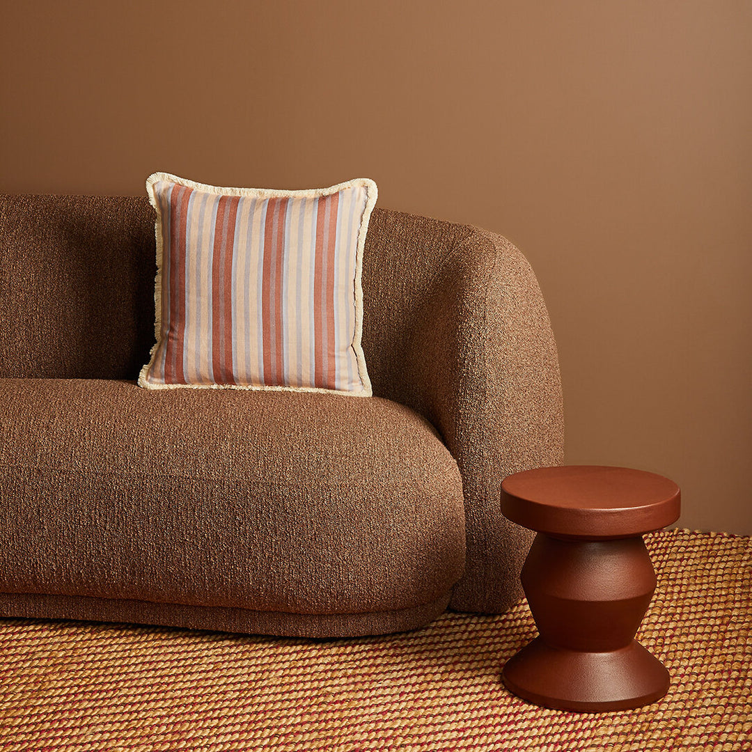 Bonnie & Neil Suiting Stripe Coralie Cushion 50cm
