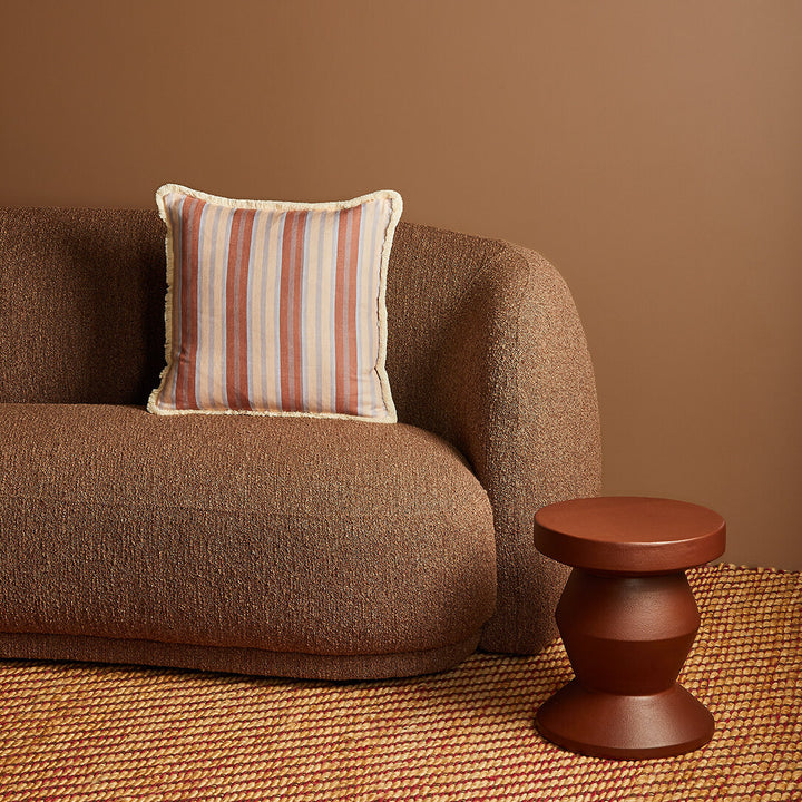 Bonnie & Neil Suiting Stripe Coralie Cushion 50cm