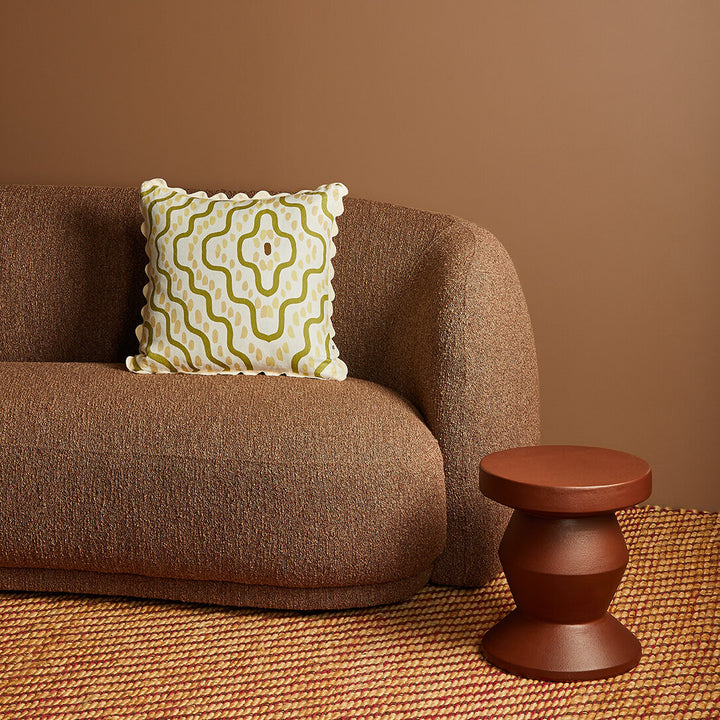 Bonnie & Neil Rushes Olive Cushion 50cm