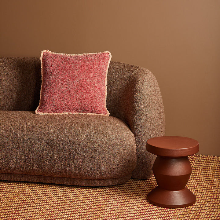 Bonnie & Neil Grain Coral Cushion 50cm