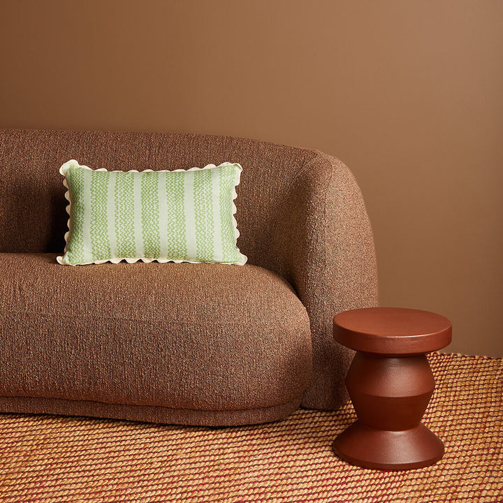Bonnie & Neil Mini Waves Mint Cushion 60x40cm