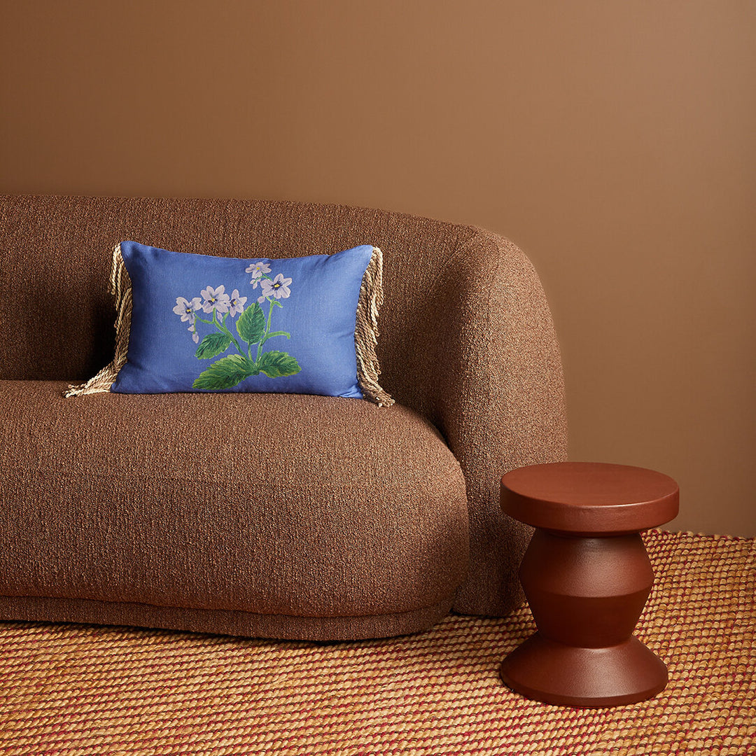 Bonnie & Neil Cottage Garden Blue Cushion 60x40cm