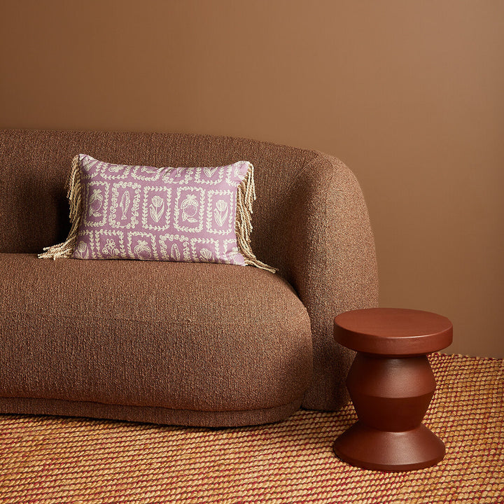 Bonnie & Neil Petra Lilac Cushion 60x40cm