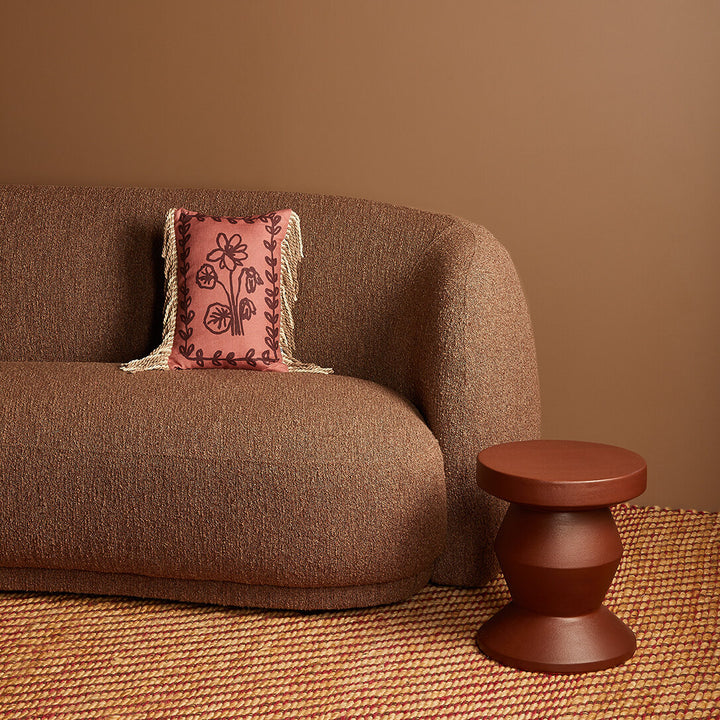 Bonnie & Neil Petra Coral Cushion 40x30cm