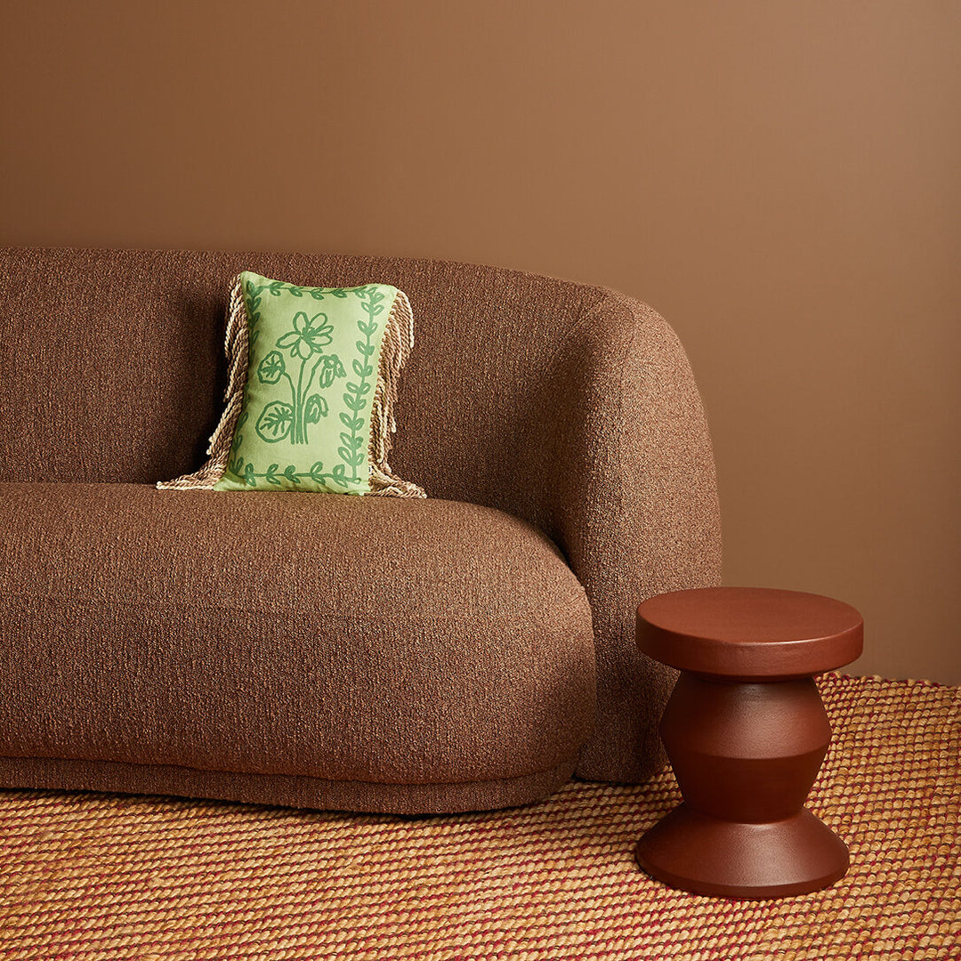 Bonnie & Neil Petra Green Cushion 40x30cm
