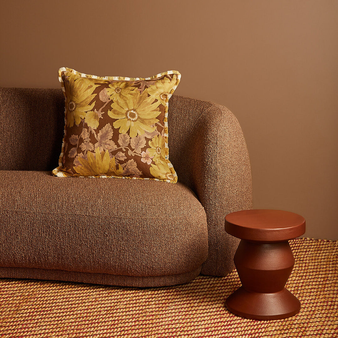 Bonnie & Neil Marigold Mustard Cushion 60cm