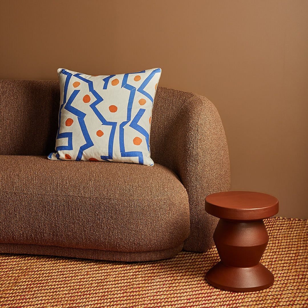 Bonnie & Neil Memphis Blue Cushion 60cm