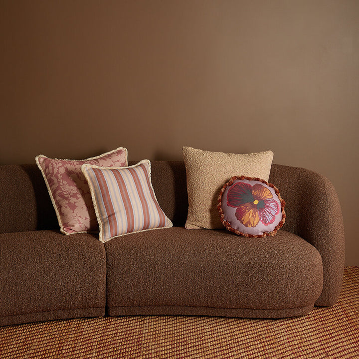 Bonnie & Neil Suiting Stripe Coralie Cushion 50cm