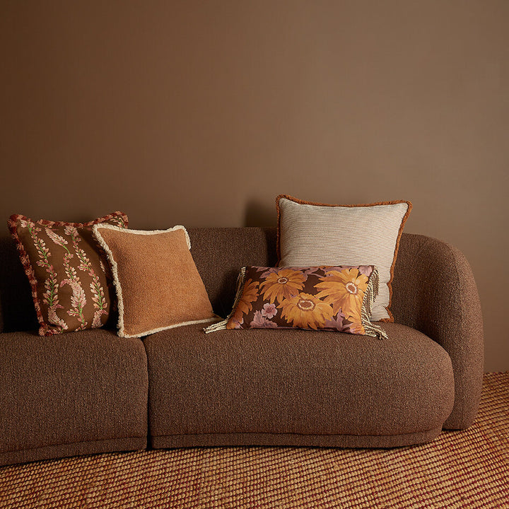 Bonnie & Neil Penny Brown Cushion 60cm