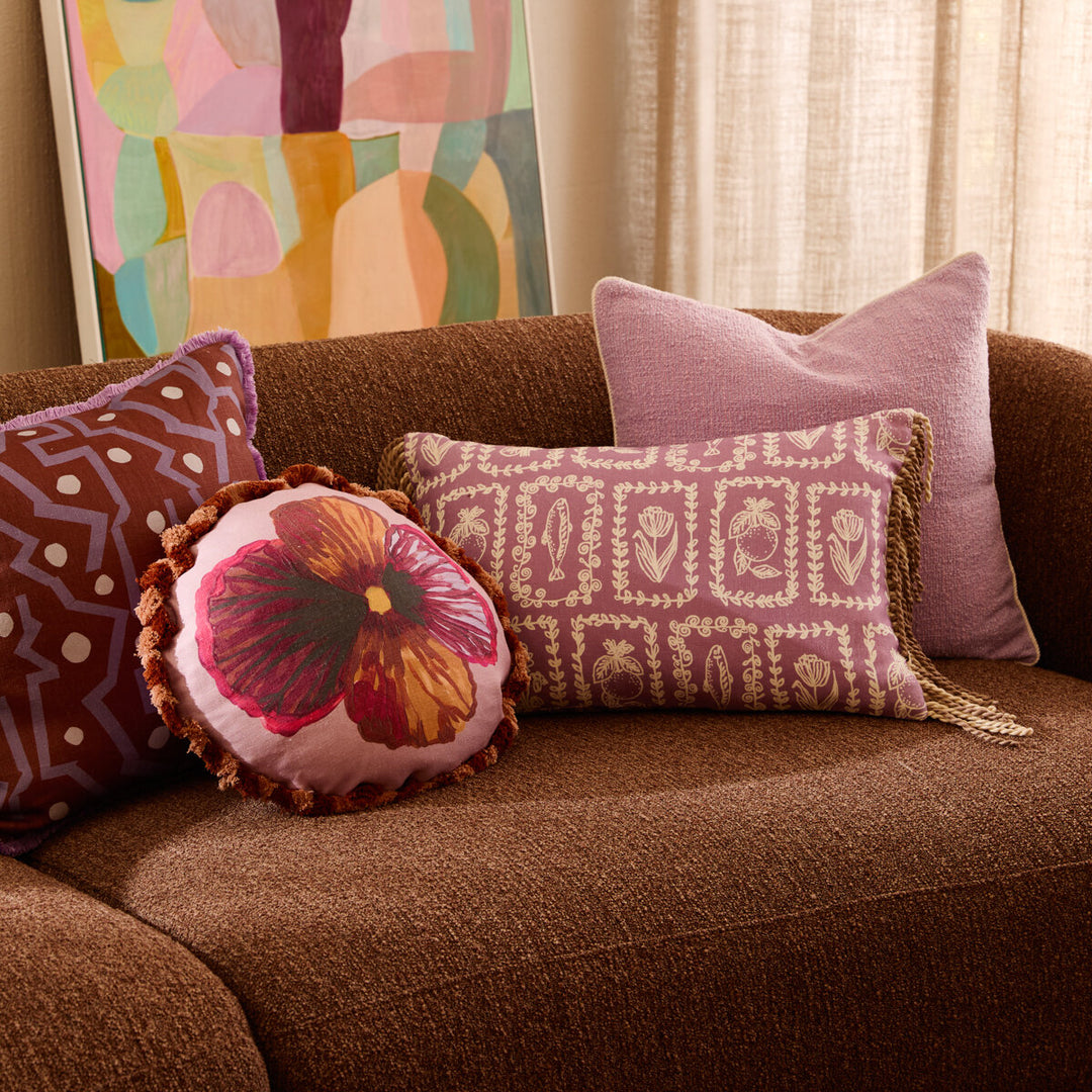 Bonnie & Neil Gem Lilac Cushion 50cm