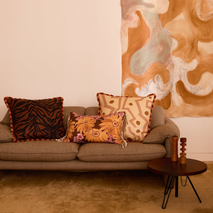 Bonnie & Neil Marigold Amber Cushion 60x40cm